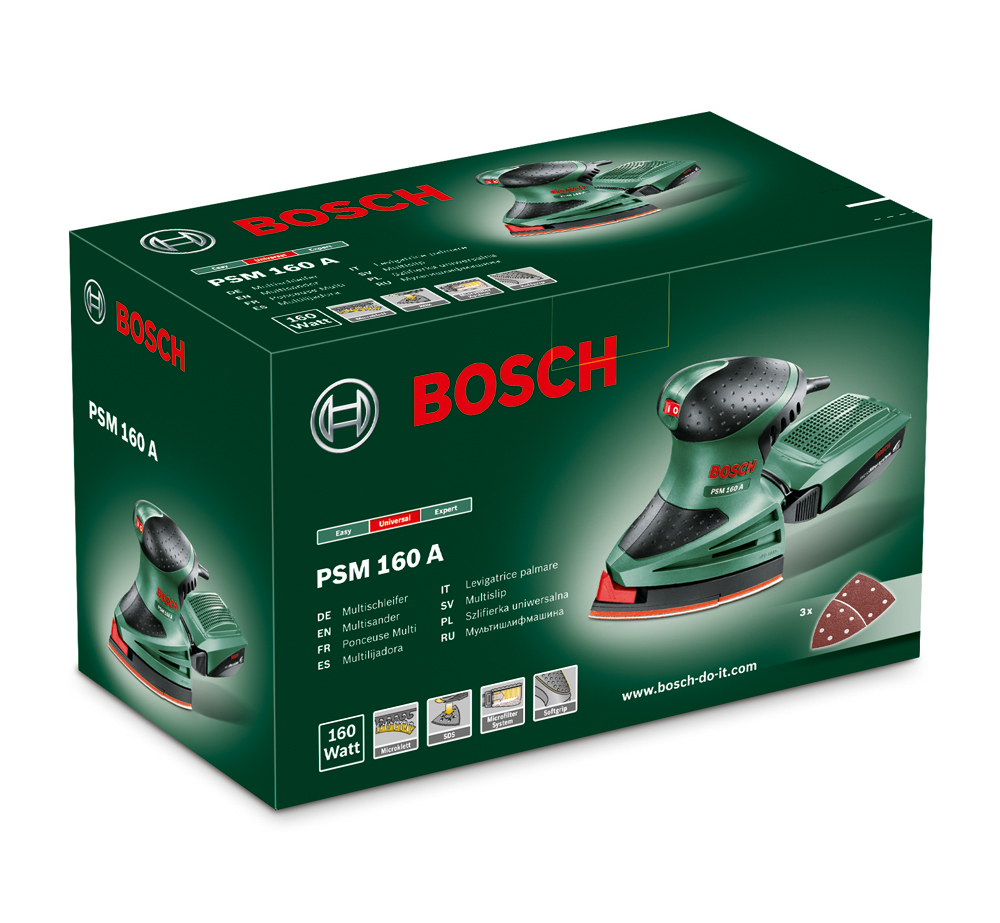 MULTISCHUURMACHINE 160W PSM 160 A + SCHUURBLADEN