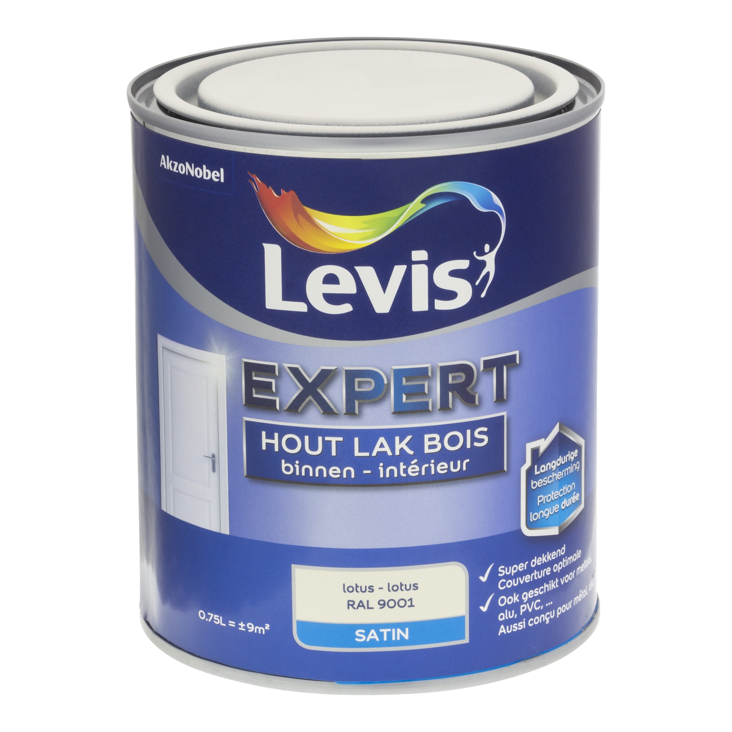 Lak Expert Hout Binnen Satin 750 Ml Lotus