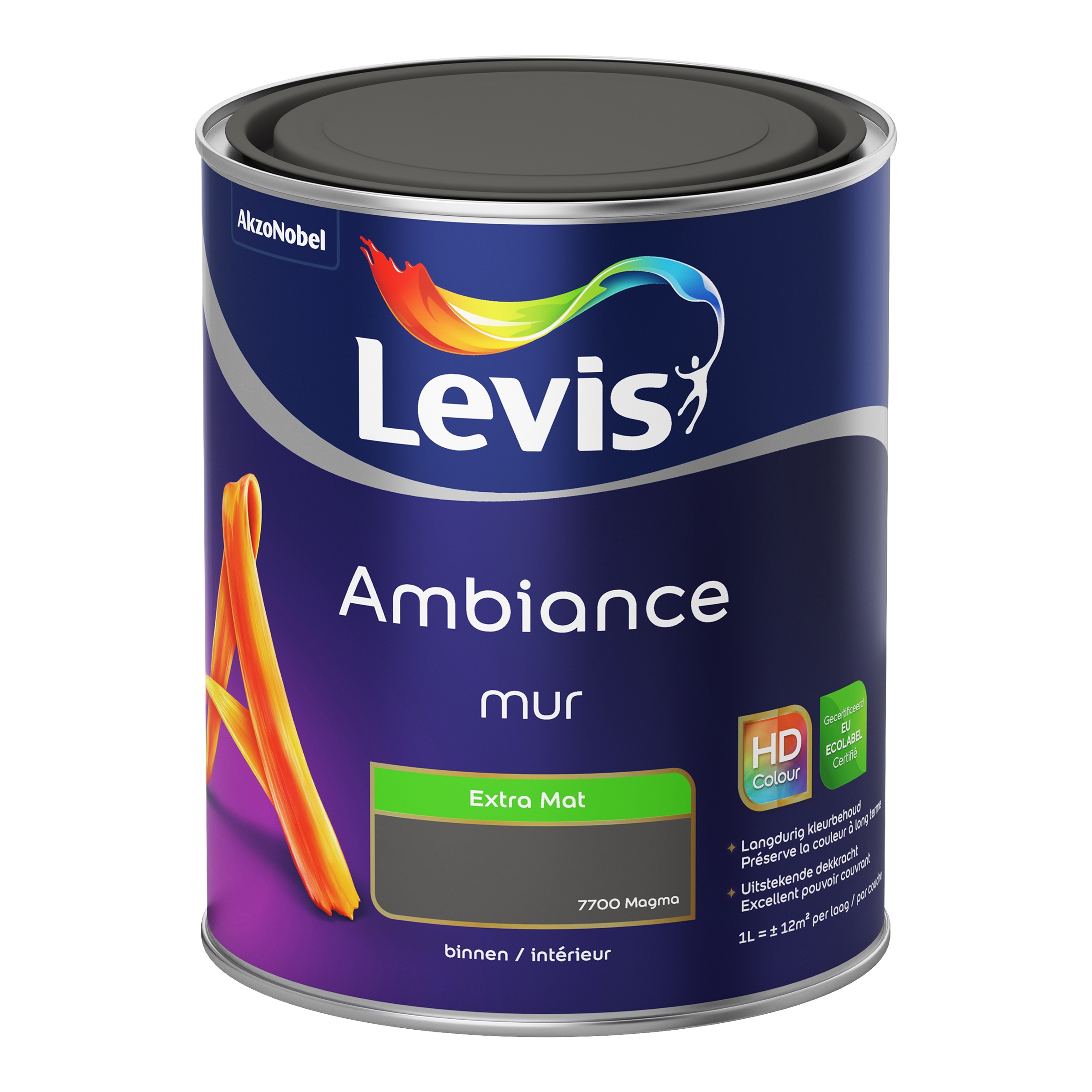 Peinture Murale Ambiance Mur Extra Mat Magma 1 L