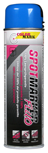 Spray Spotmarker Fluo Blauw 500ml