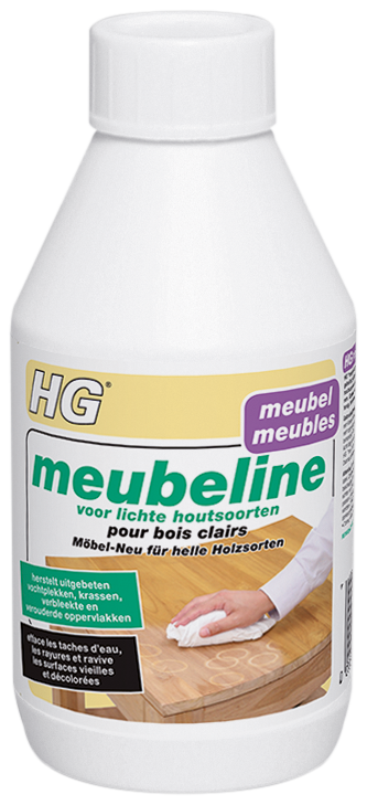 Hg Meubeline Licht Hout 250ml