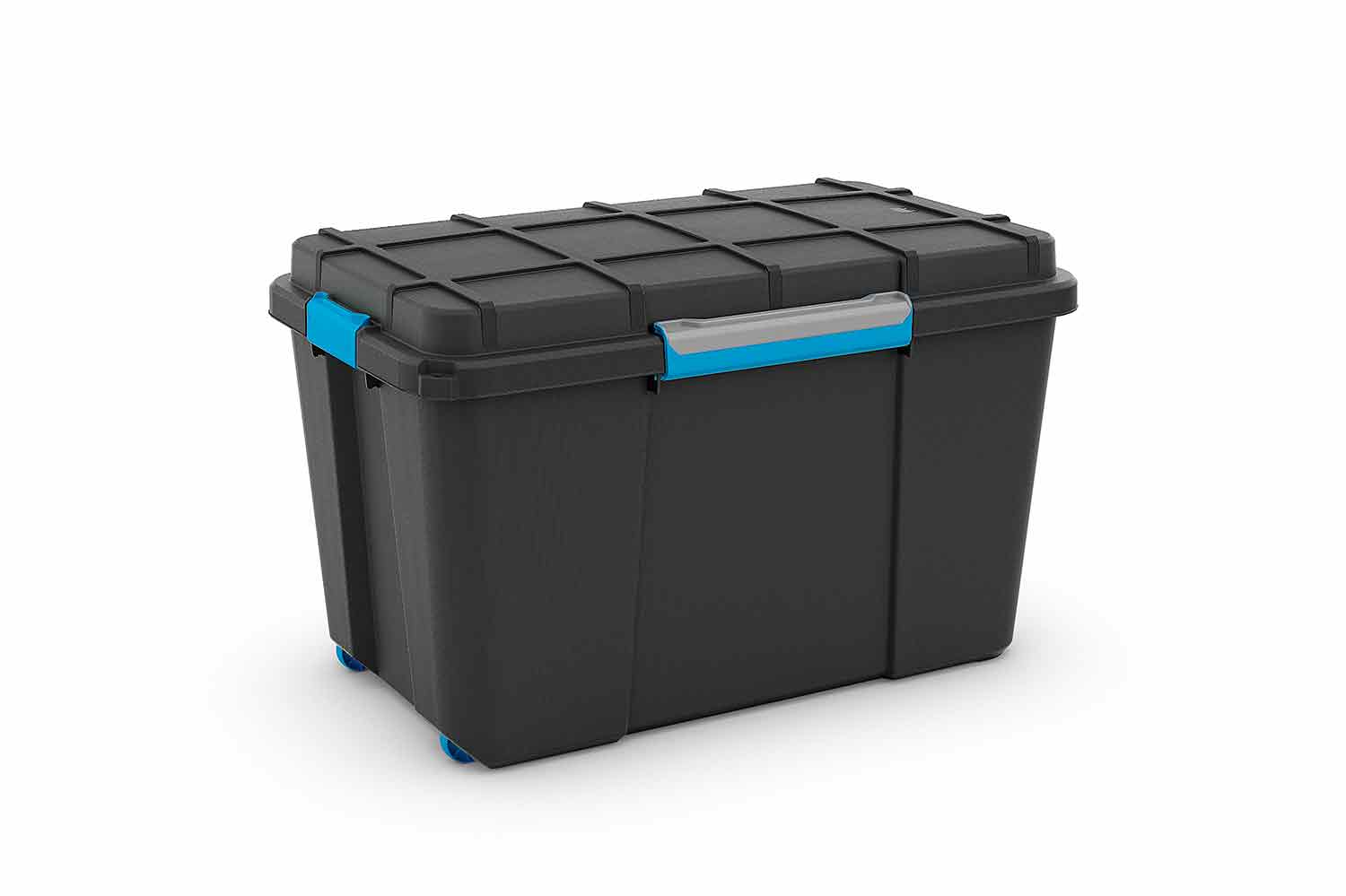 Doos Scuba Box L Zwart 80l Op Wielen