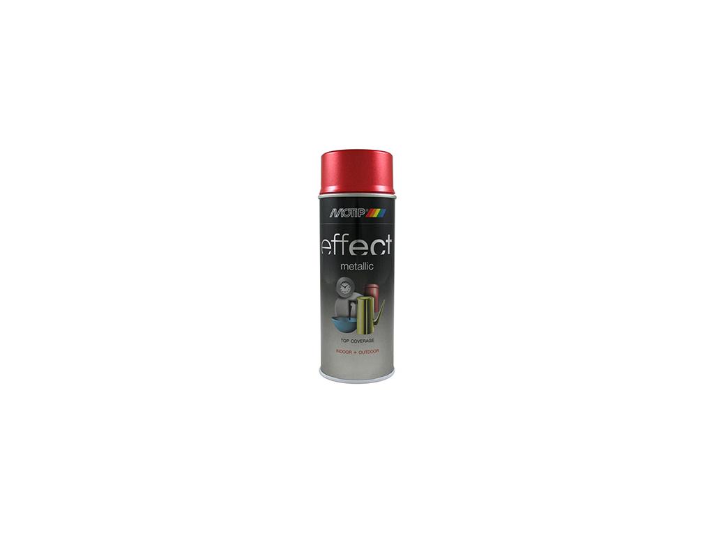 SPRAY EFFECT ROOD METAAL 400ML
