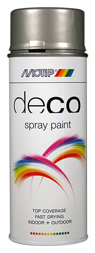 SPRAY WIT ALU METAAL HOOGGLANS RAL 9006 400ML