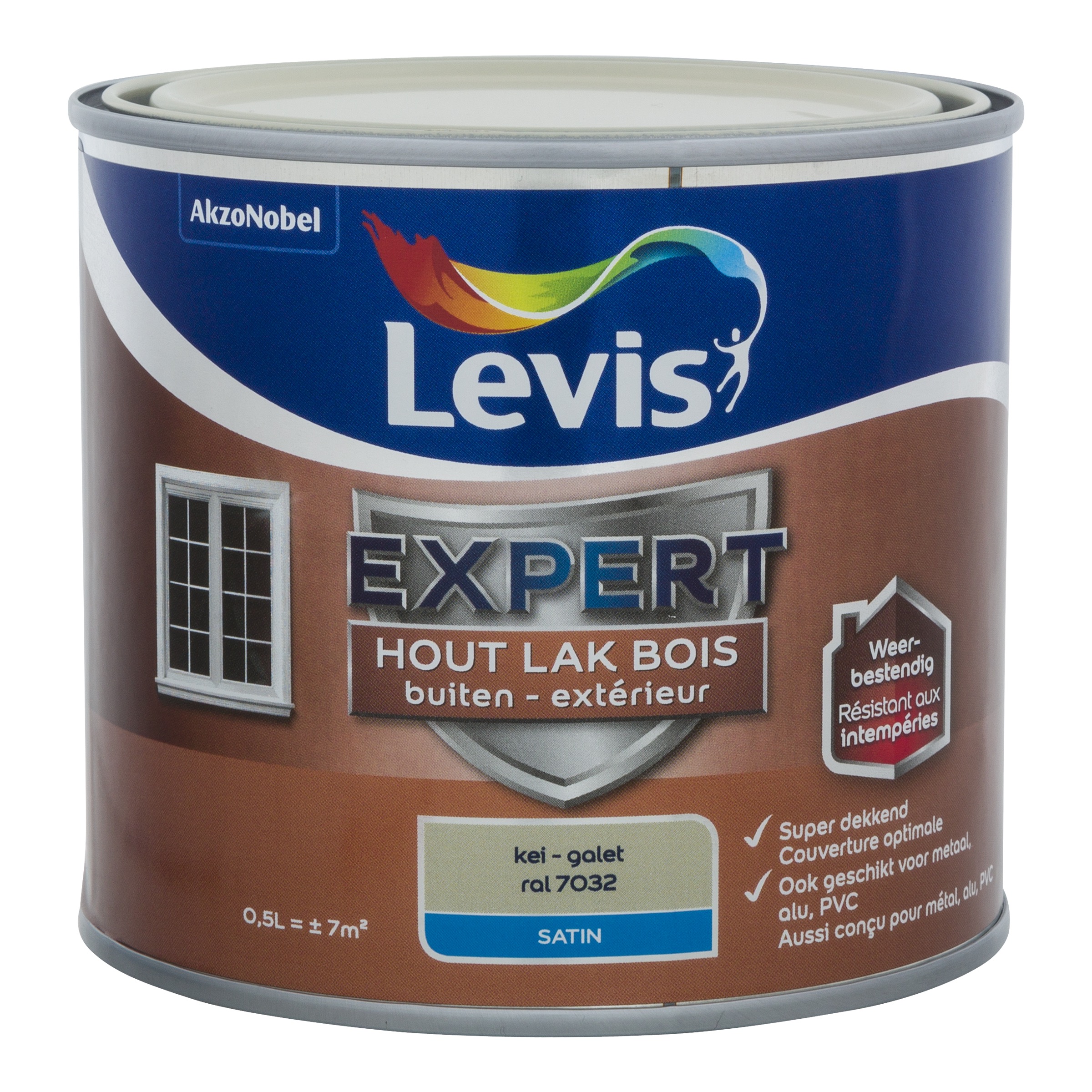 Lak Expert Hout Buiten Satin 500 Ml Kei