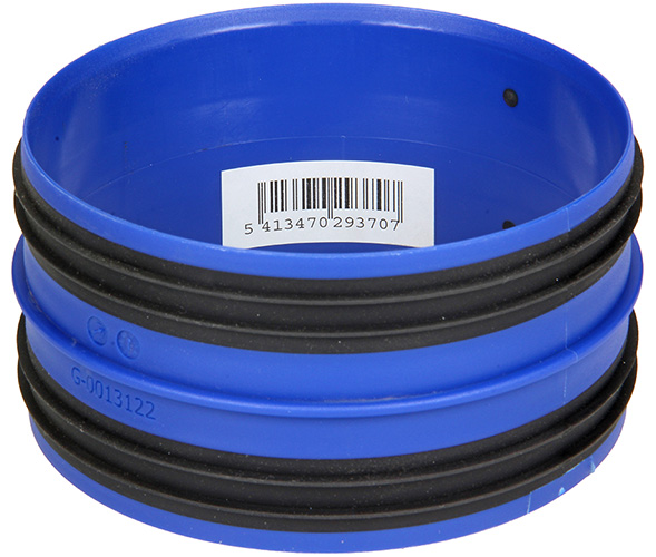 KOPPELSTUK MET RUBBERS Ø 125MM