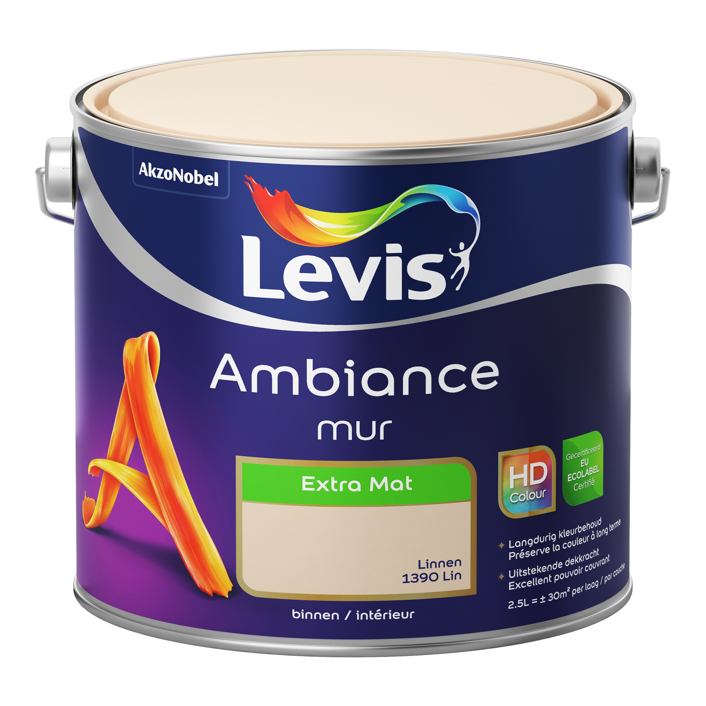 Muurverf Ambiance Mur Extra Mat Linnen 2,5 L