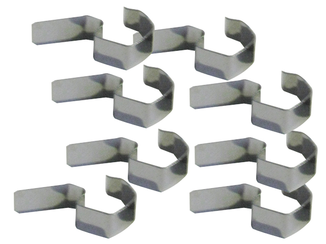 SET VAN 8 CLIPS RVS