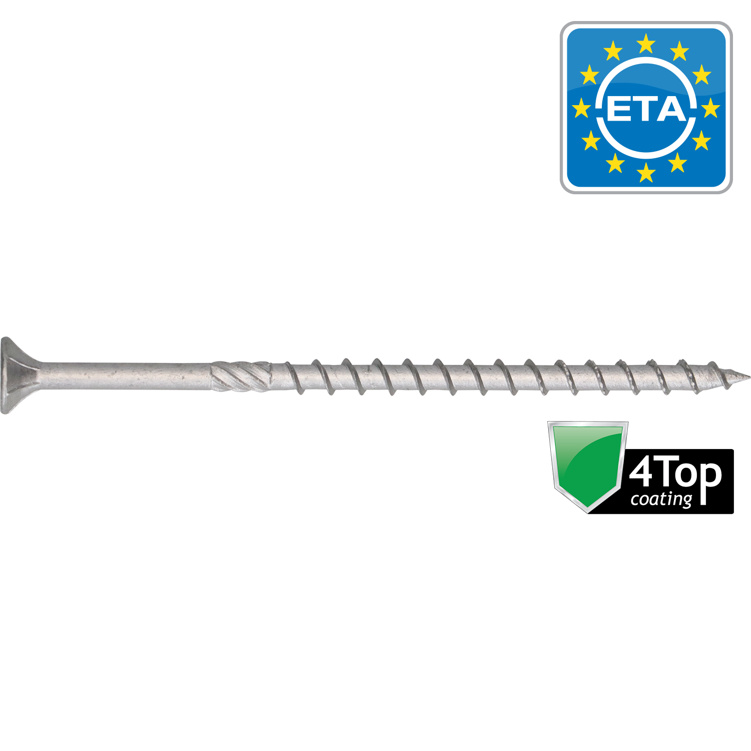 Houtconstructieschroeven Hapax Verzonken Kop T40 ø8xl180mm 4top - 50 St