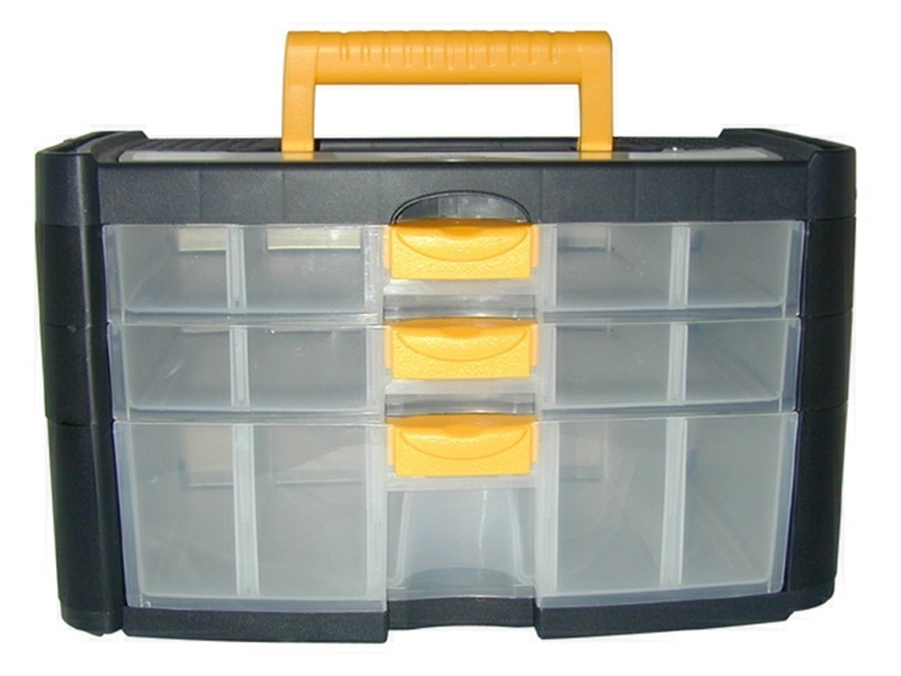 Casier Rangement 4 Tiroirs 400x200x240mm