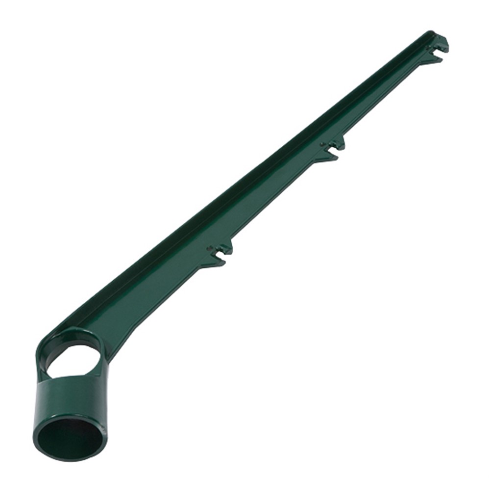 Paalopstand Schuin Alu/groen 48mm