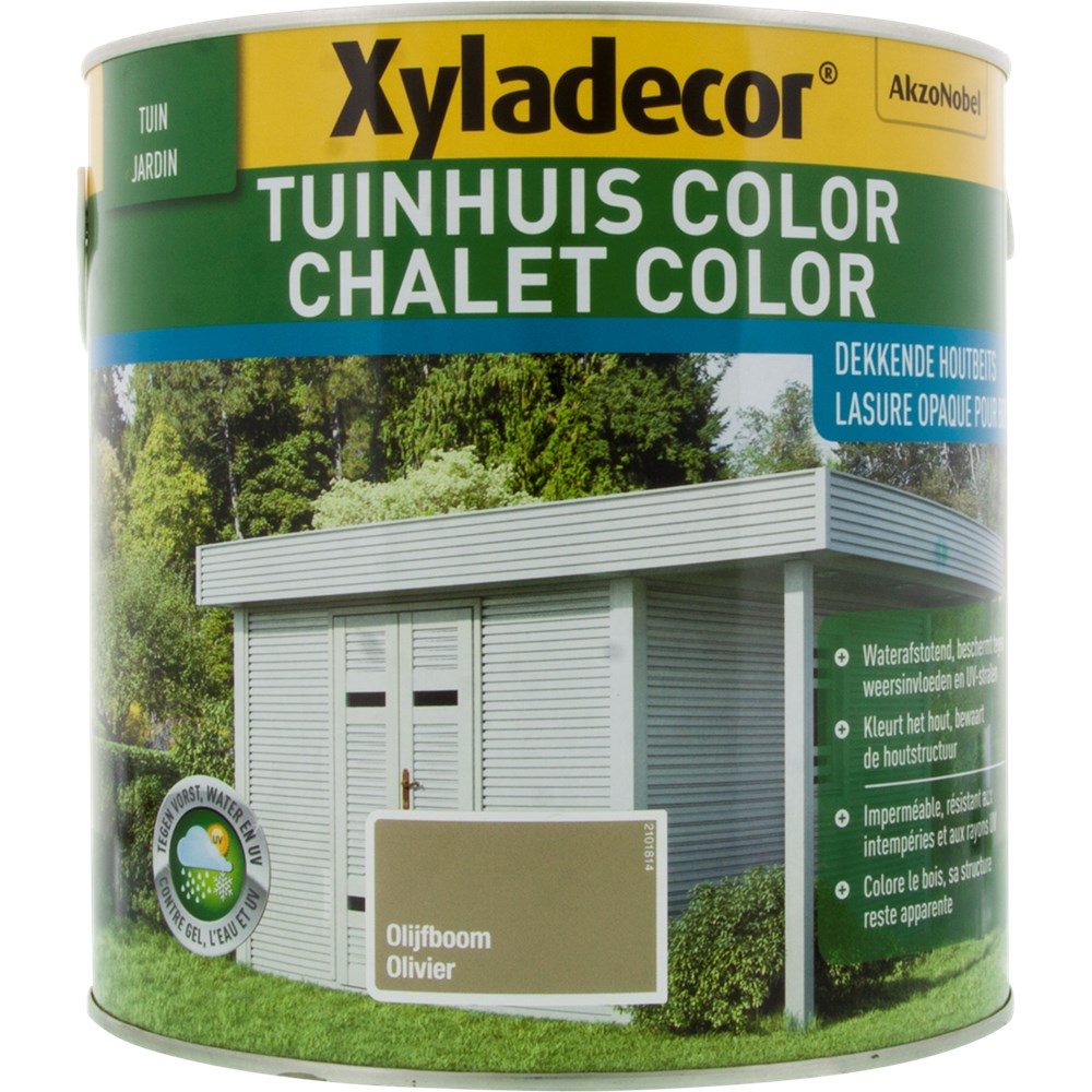Houtbeits Voor Tuinhuis Color Olijfboom 2,5l