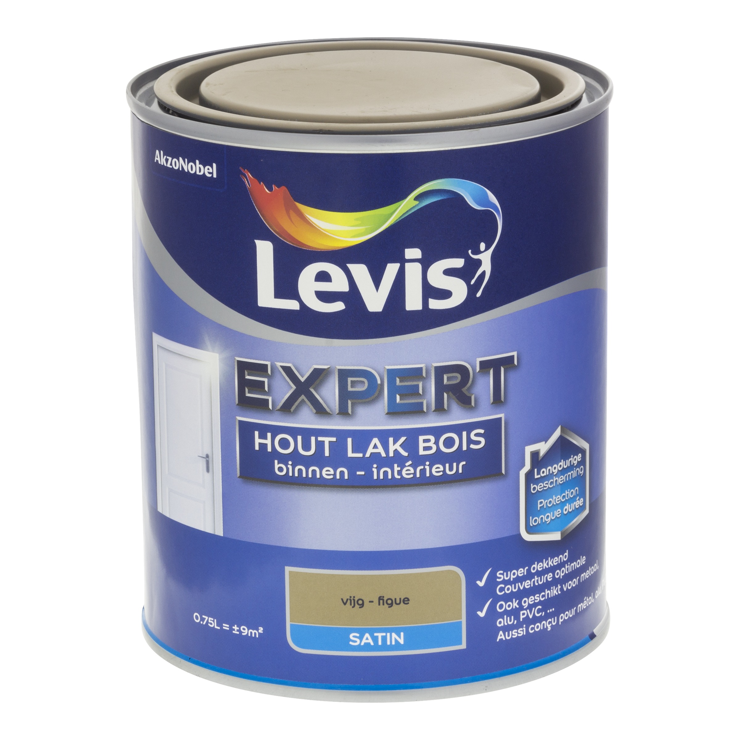 LAK EXPERT HOUT BINNEN SATIN 750 ML VIJG