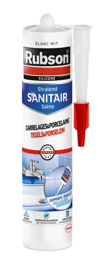 SILICONE SANITAIRE-CARRELAGE-PORCELAINE BLANC 280ML