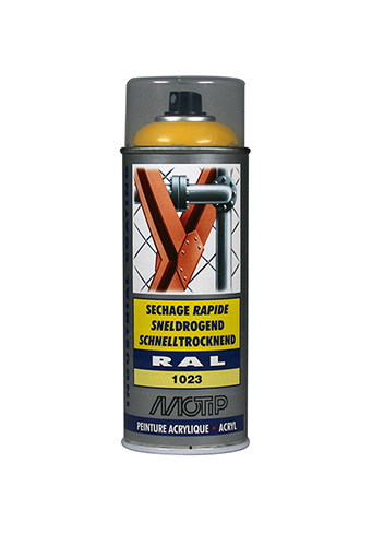 Spray Acryl Ral 1023 Verkeers Geel 400ml