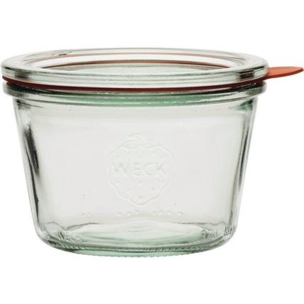 Set Van 4 Rechte Bokalen 0,25l +clips+dichting