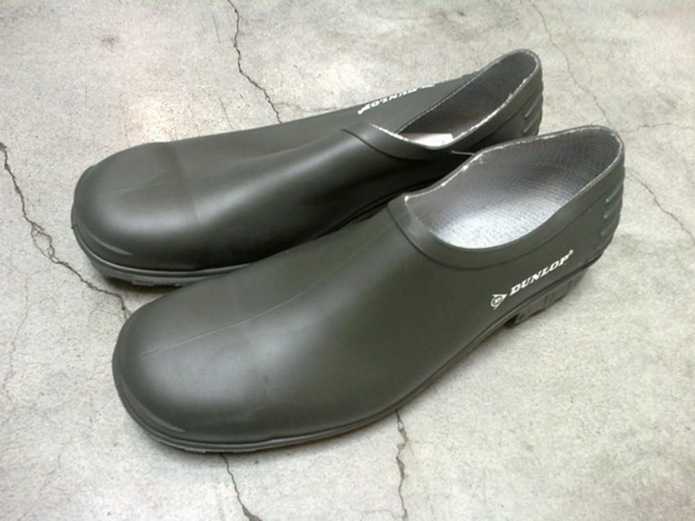 Sabot Dunlop Vert, Uni, 46