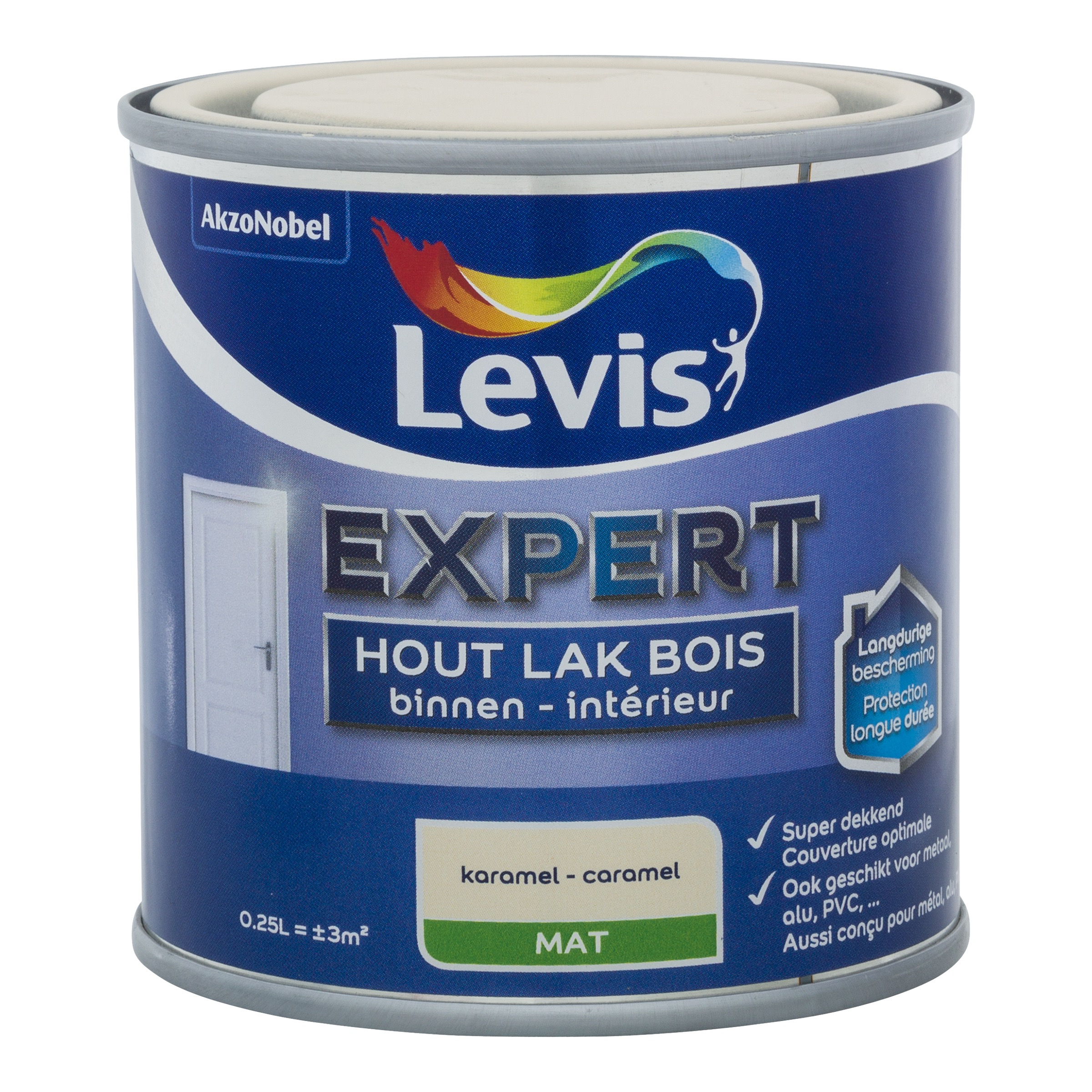 Lak Expert Hout Binnen Mat 250 Ml Karamel