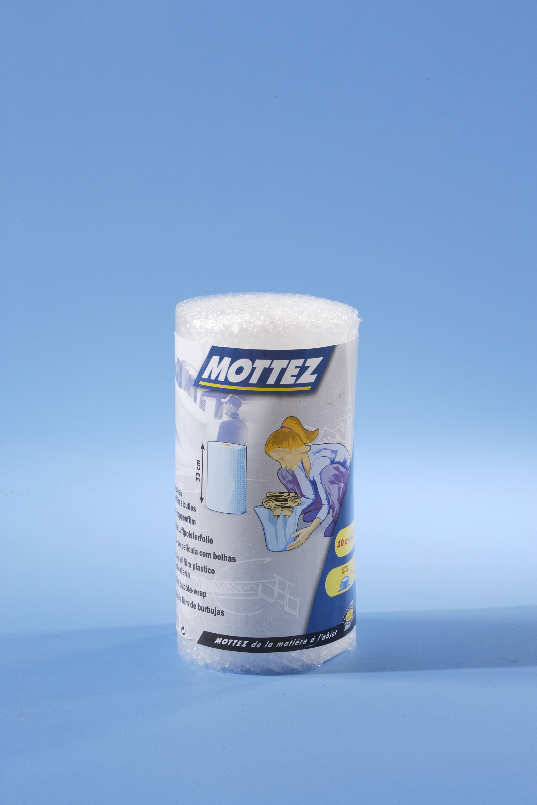 LUCHTKUSSENFOLIE ROL 10X0.33M 60 MICRON