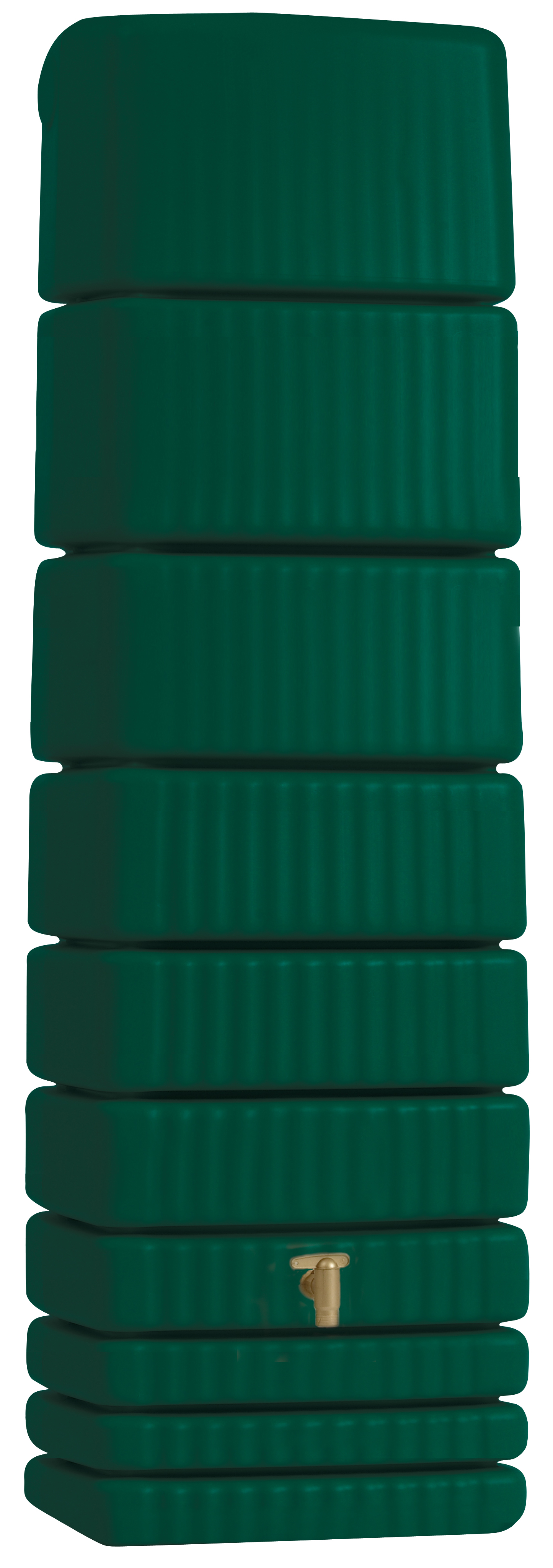 REGENTON MUURMODEL SLIM 650L GROEN MET KRAAN