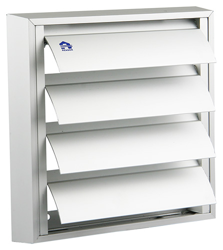 OPBOUW DAMPKAPROOSTER ALUMINIUM F1 173X173MM