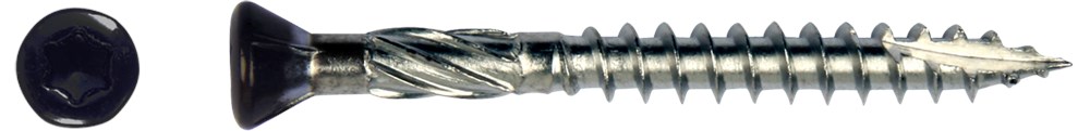 POTDEKSELSCHROEVEN VERZONKEN KOP ZWART T25 Ø5XL80MM C2- 20 ST