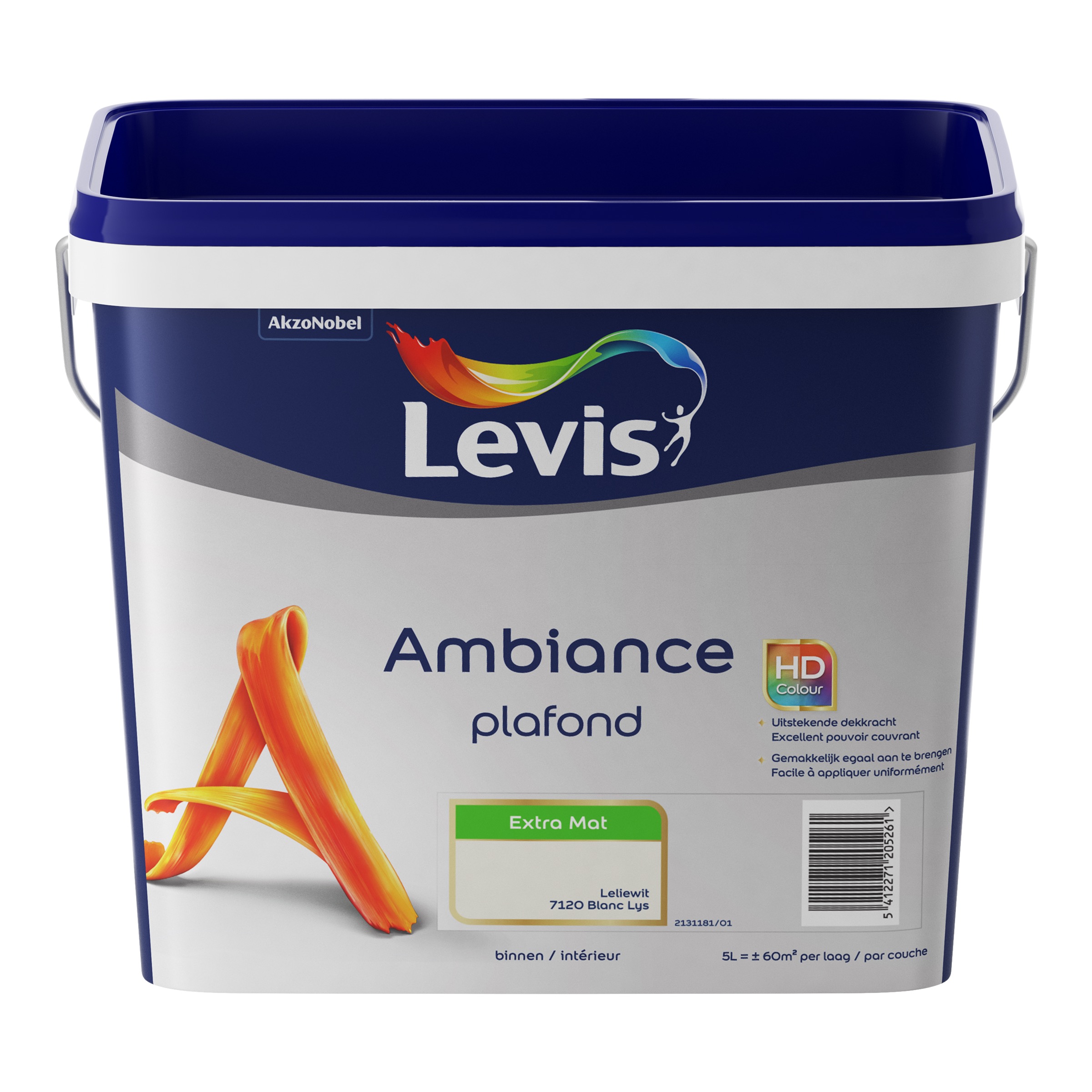 PLAFONDVERF AMBIANCE EXTRA MAT LELIEWIT 5 L
