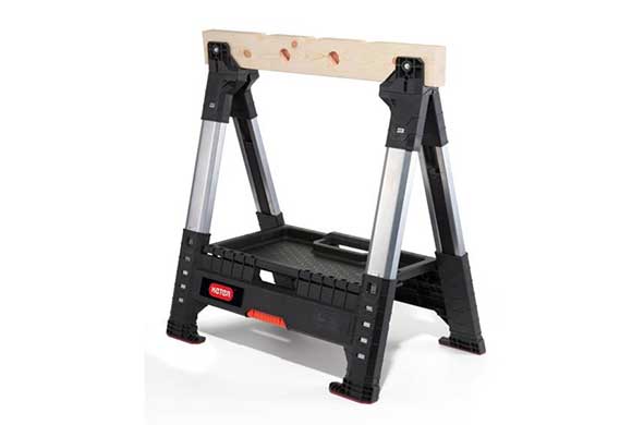 TRÉTEAUX LUMBERJACK NOIR 71X6.9X82CM