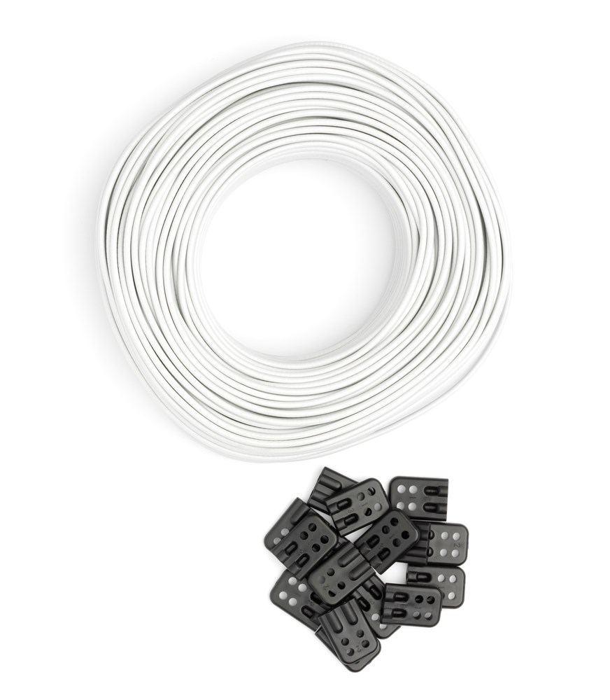 Waslijndraad 65m Grijs