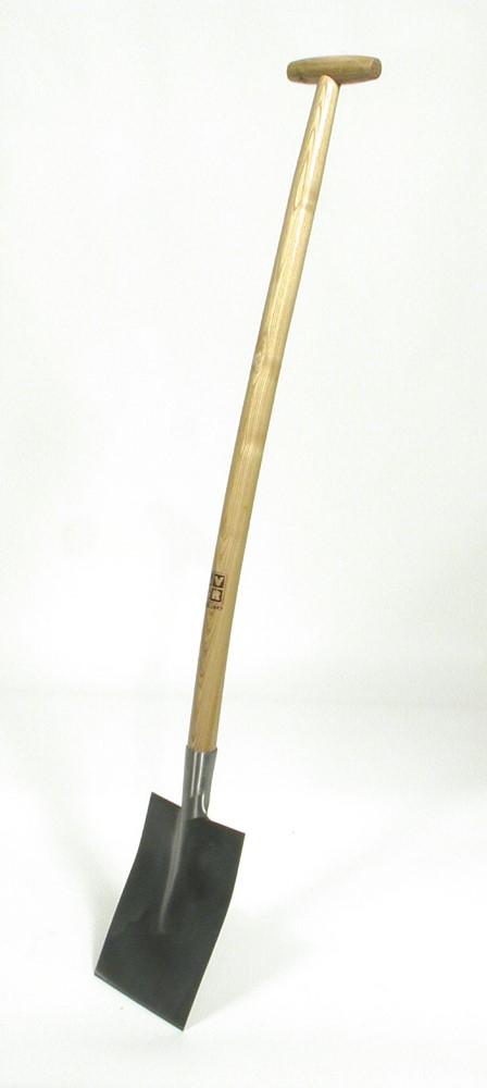 SPADE MET RECHTE RAND, OPEN HULS MET T-STEEL 90 CM