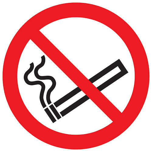 Pictogram ø30cm Roken Verboden