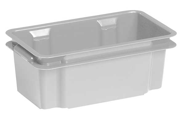 Mand Crownest Box 7l Lichtgrijs 36x21x35.5cm