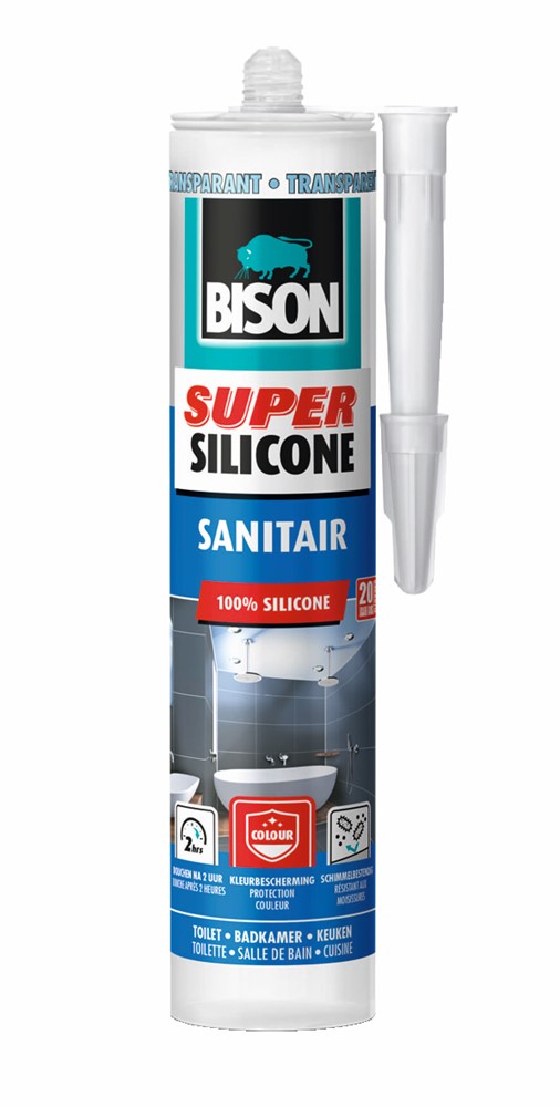 SUPER SILICONE SANITAIR TRANSPARANT 300ML