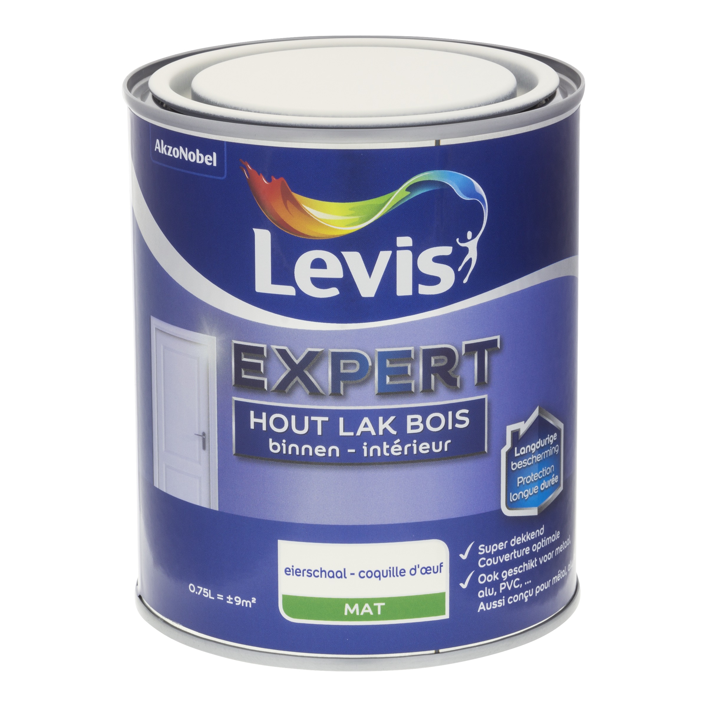 Lak Expert Hout Binnen Mat 750 Ml Eierschaal