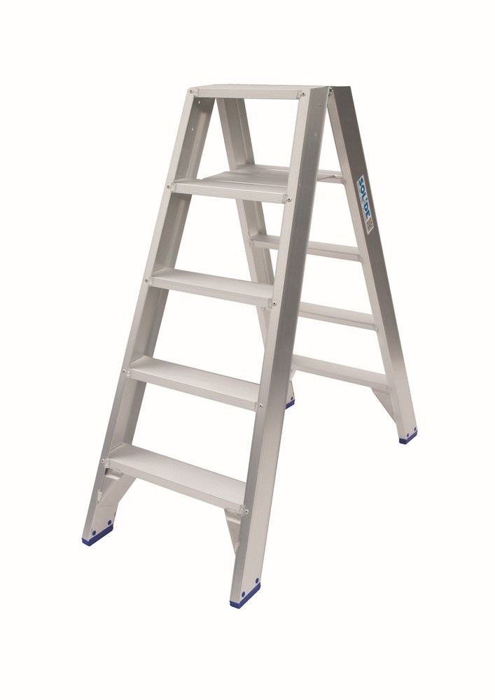 Dubbele Trapladder 1,4m 2x5 Sporten