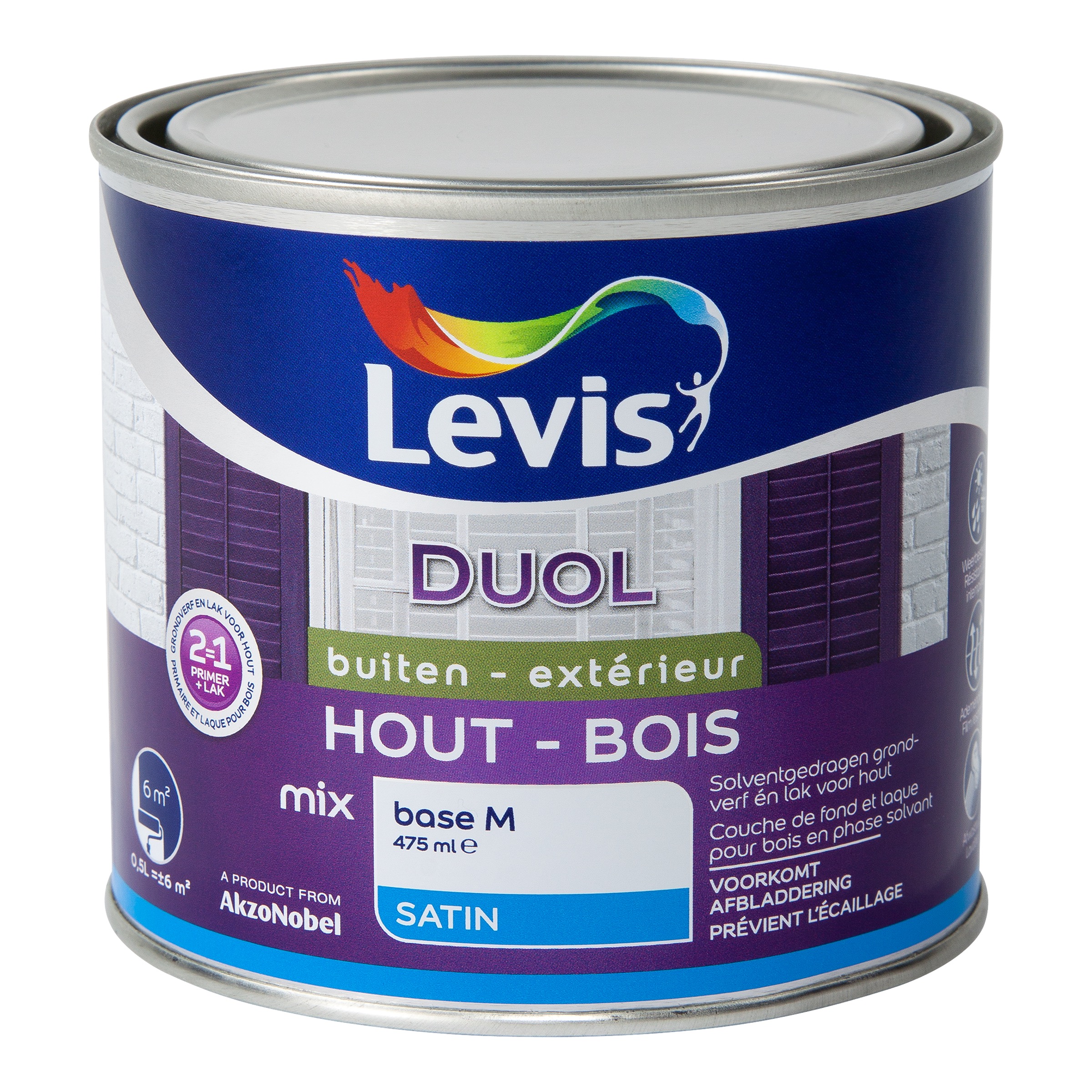LAK DUOL SATIN BASE W 2,5 L