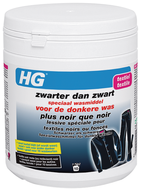 Hg Zwarter Dan Zwart Speciaal Wasmiddel Voor De Donkere Was 500gr