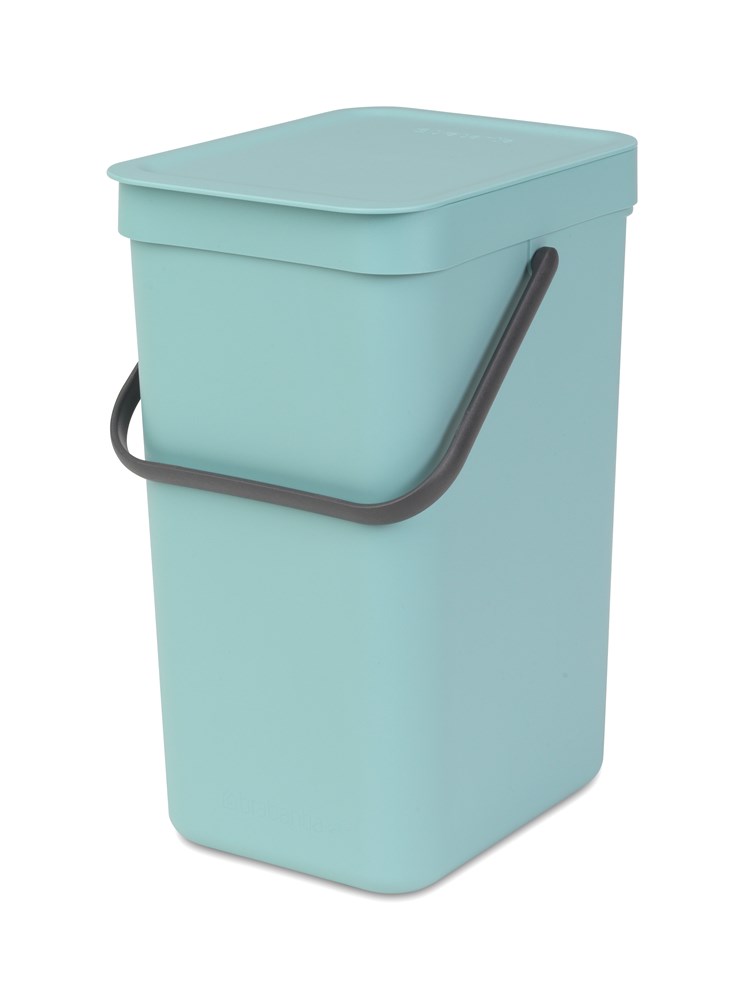 Afvalemmer Sort&go 12l Mint