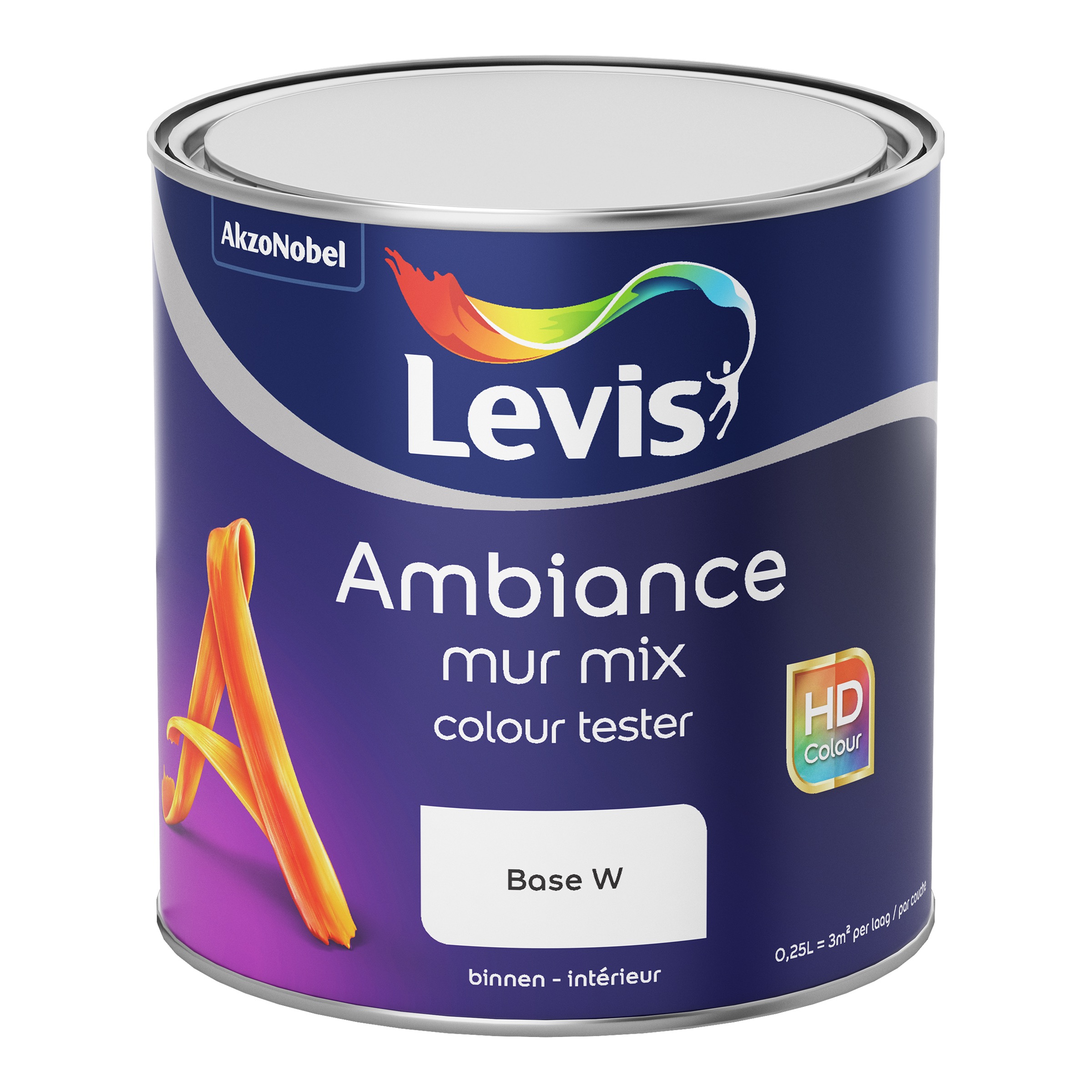 MUURVERF AMBIANCE MUR EXTRA MAT BASE W 250 ML