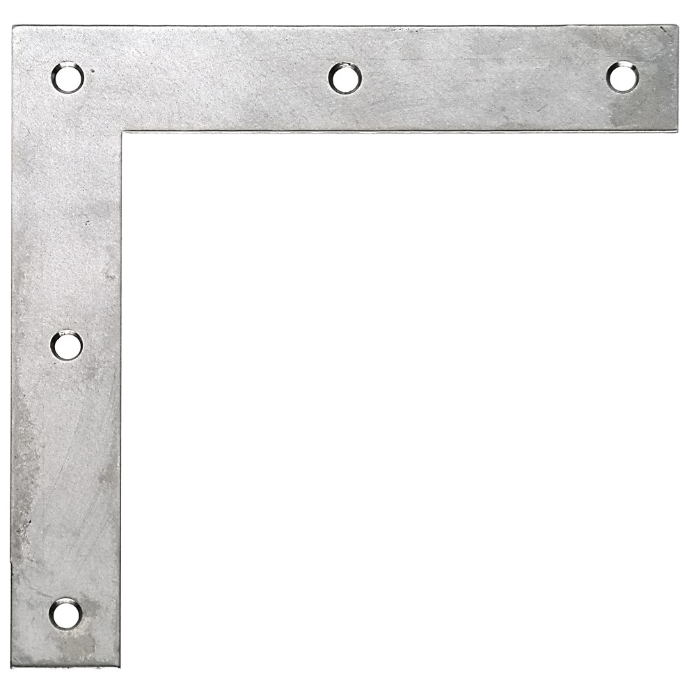 Raamhoek, Rvs, 120x120x20