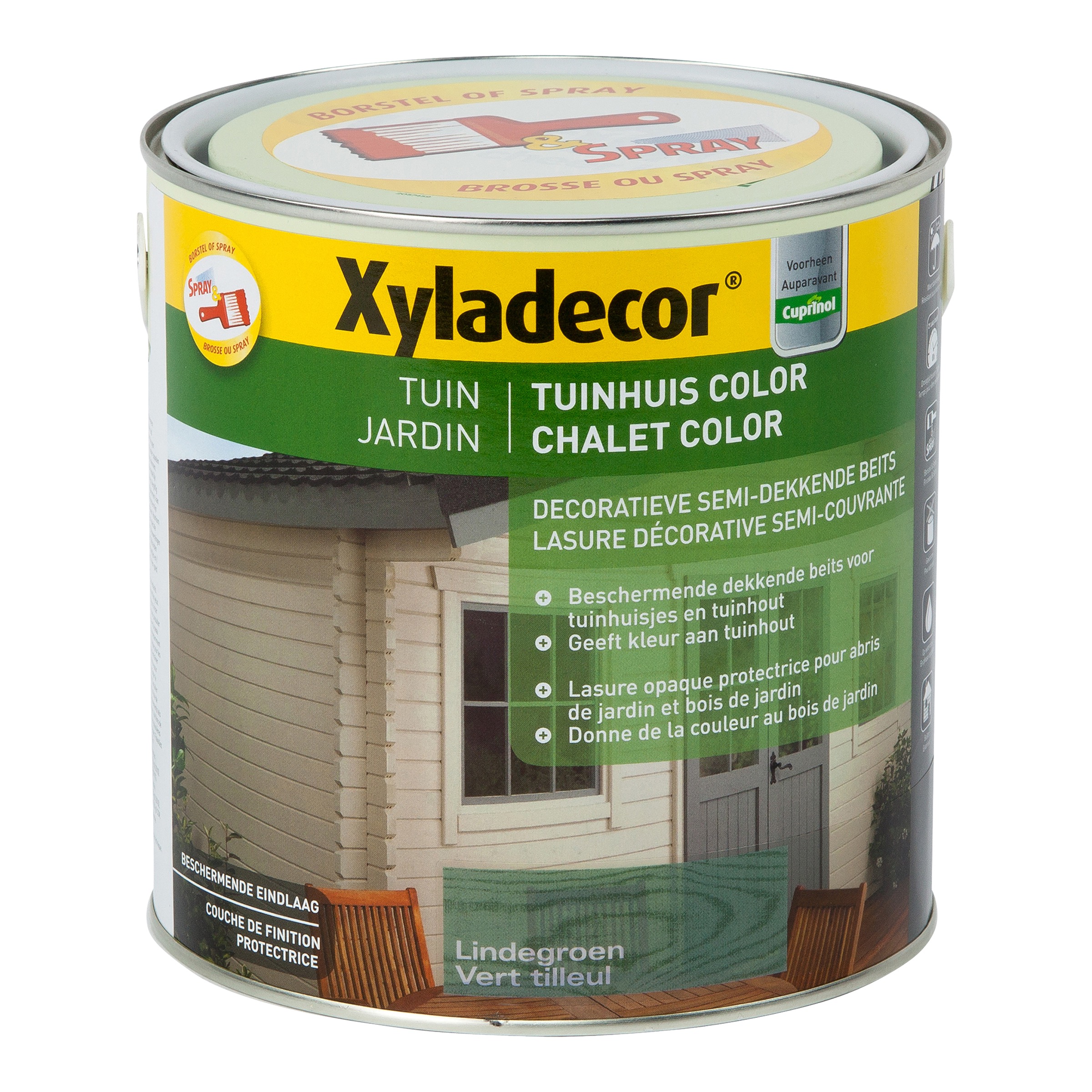 Beits Tuinhuis Color Mat Lindegroen 2,5l