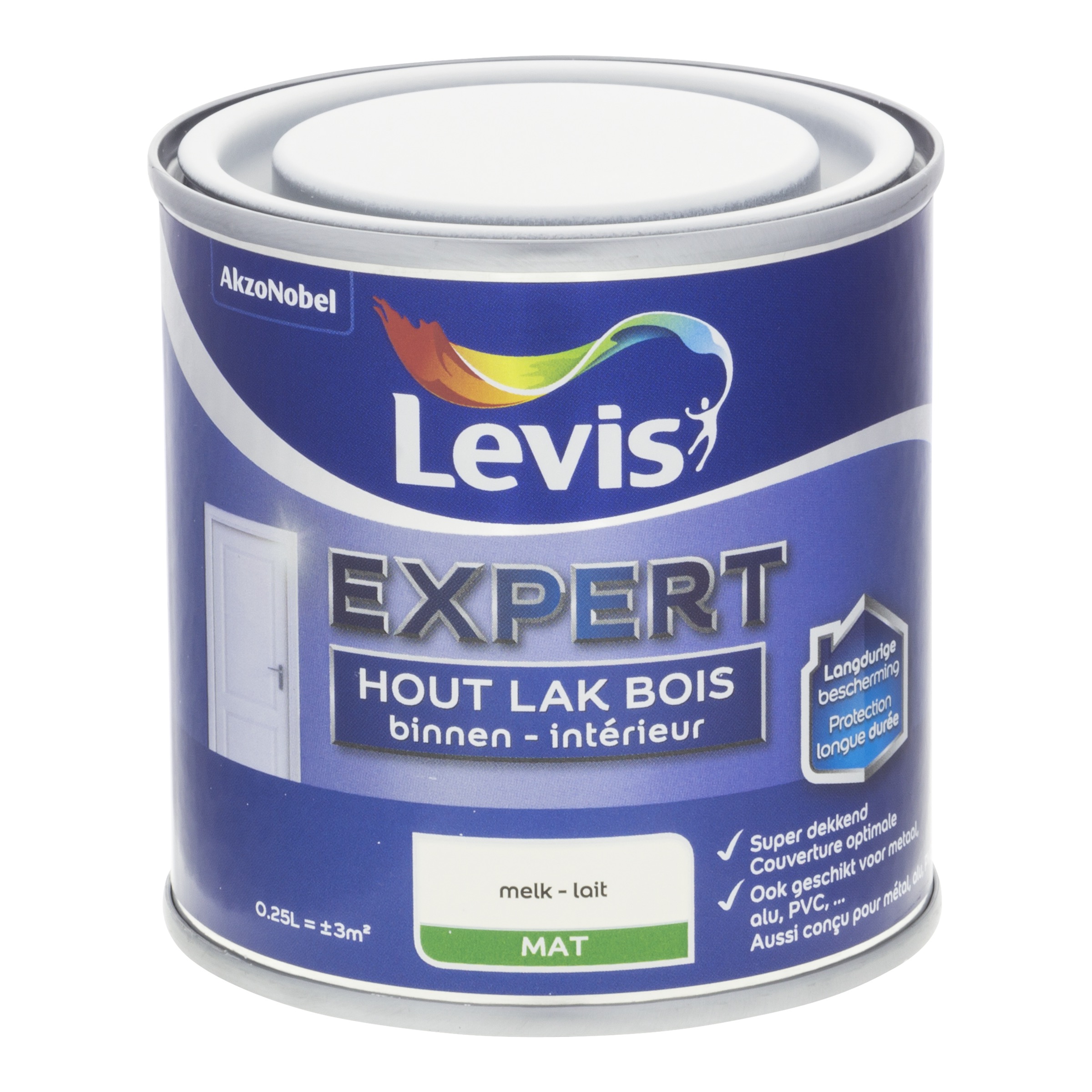 Lak Expert Hout Binnen Mat 250 Ml Melk