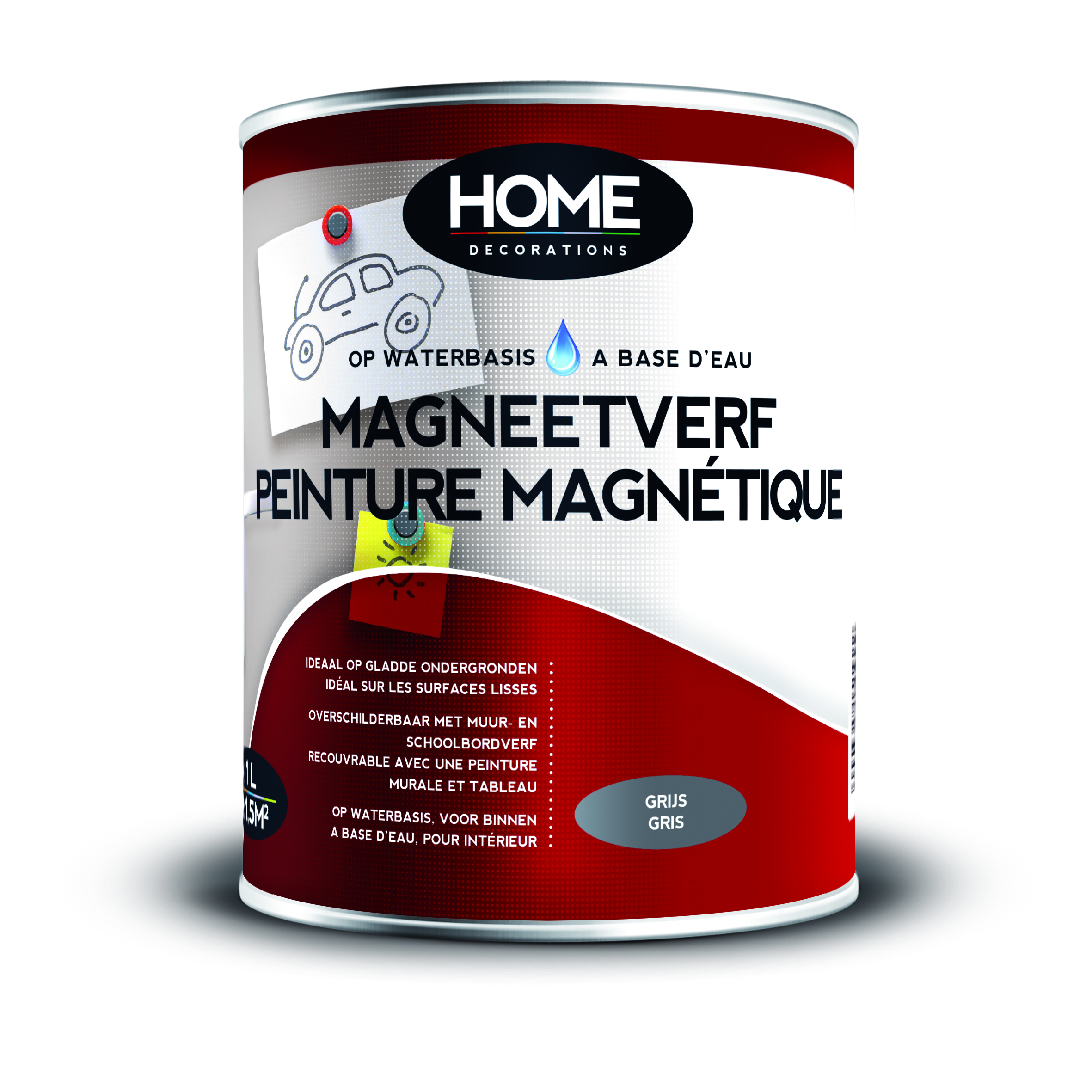 PEINTURE MAGNETIQUE GRIS 1L