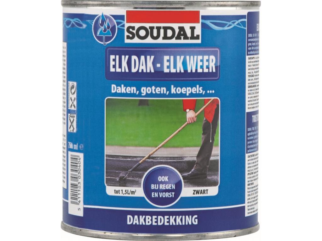 750ml Elk dak - Elk weer Zwart n/f