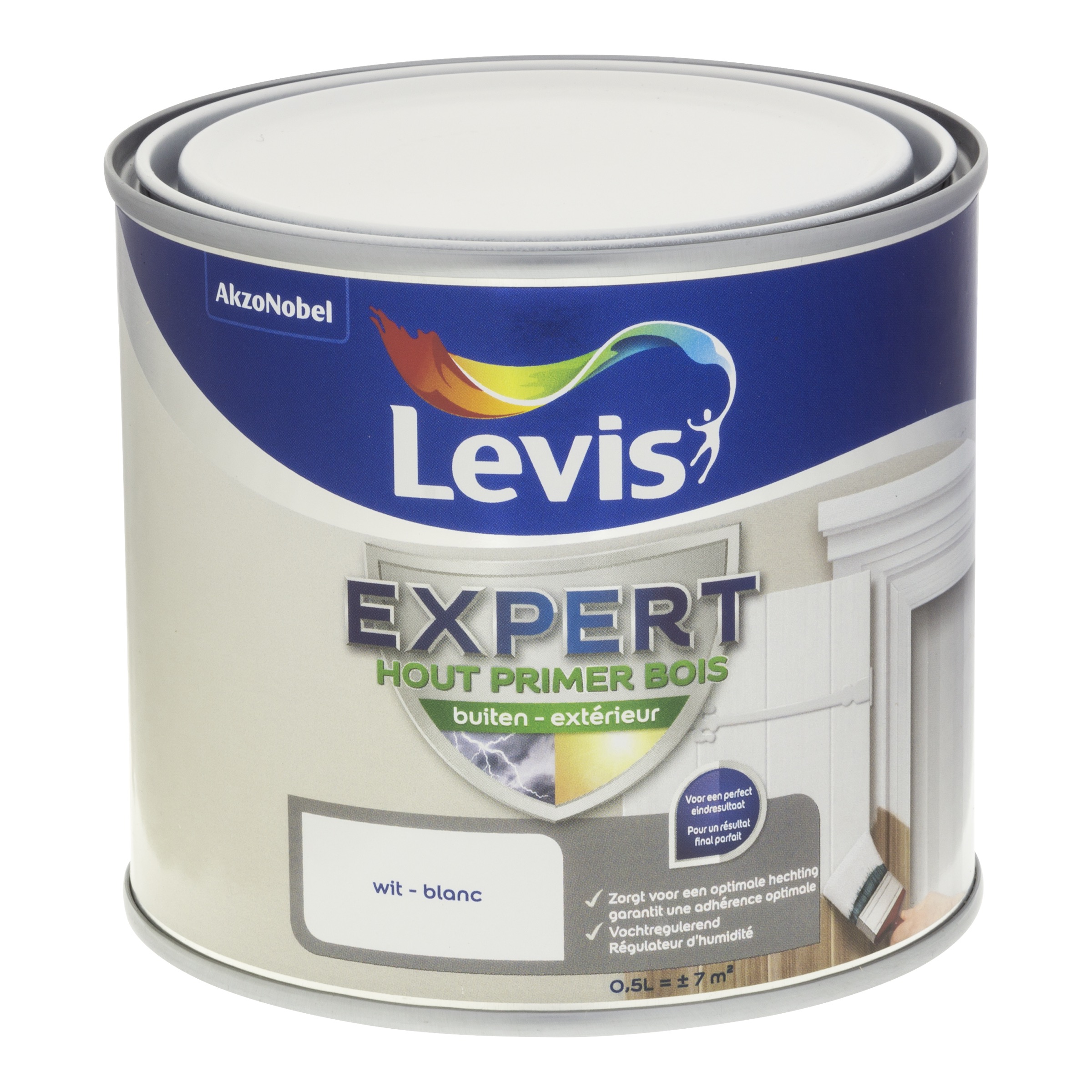 PRIMER EXPERT HOUT BUITEN 500 ML WIT