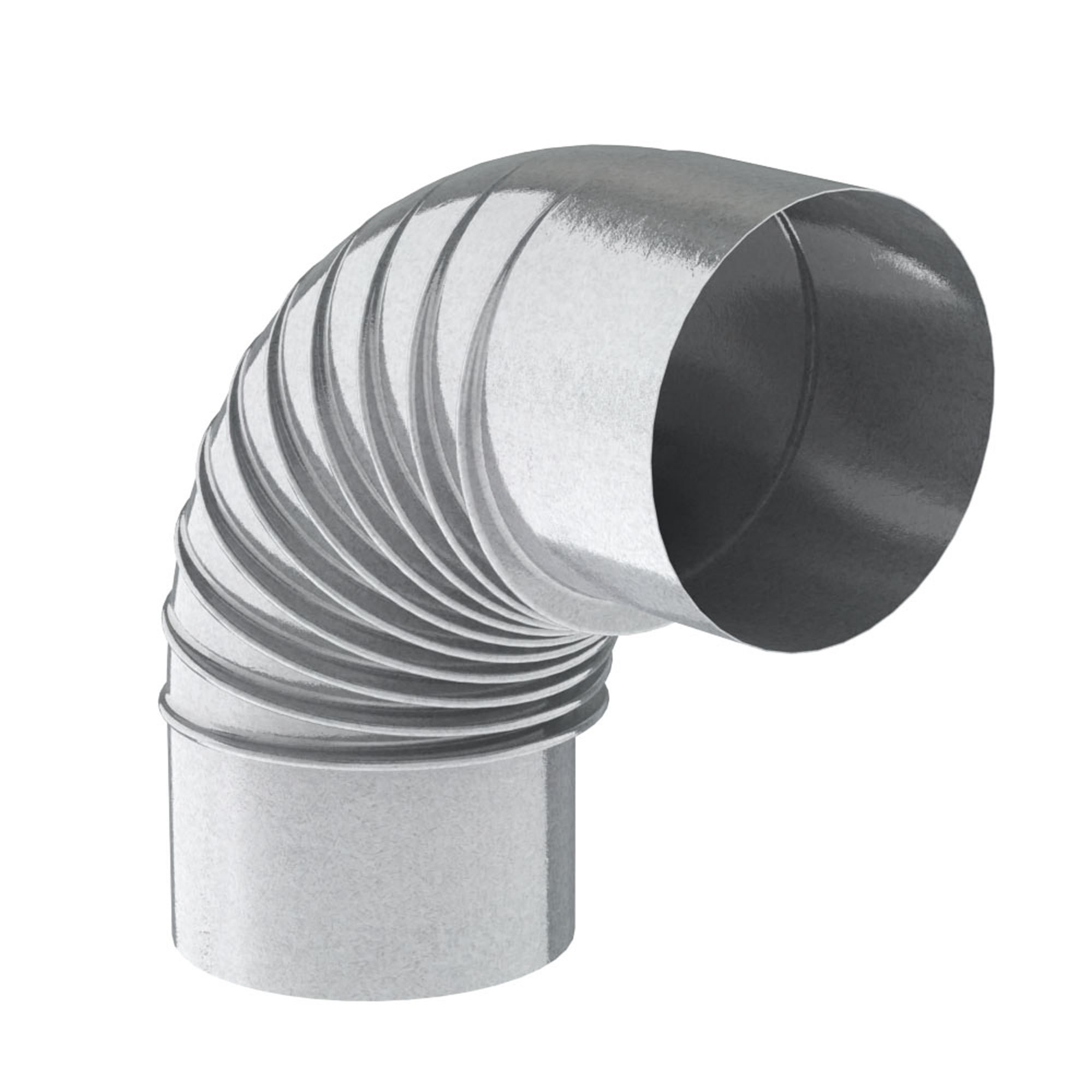 Bocht 90° 139 Mm Verzinkt