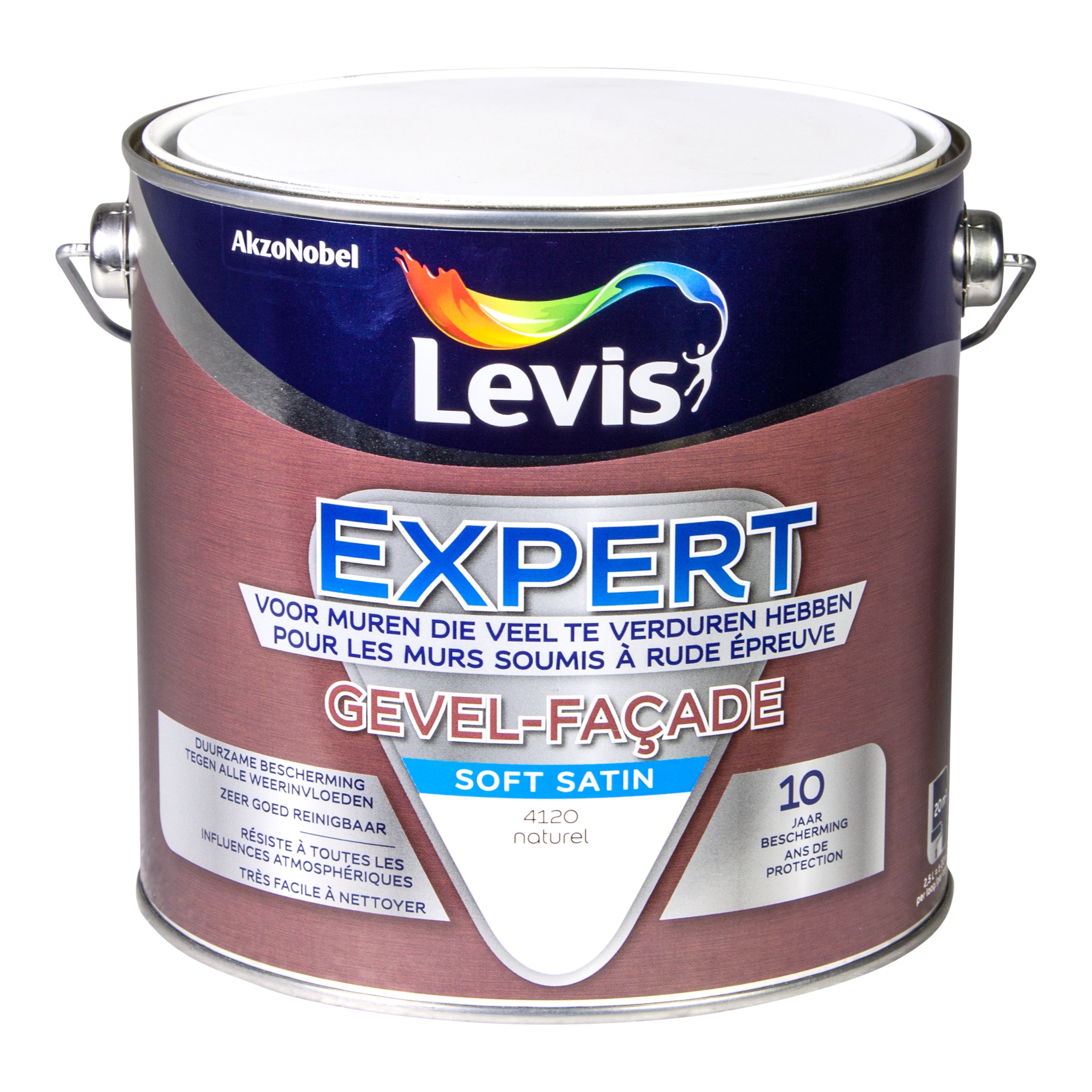 Plafondverf Expert Gevel Naturel Soft Satin 2,5 L