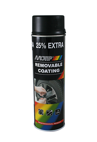 Lakspray Removable Coating Zwart Mat 500 Ml
