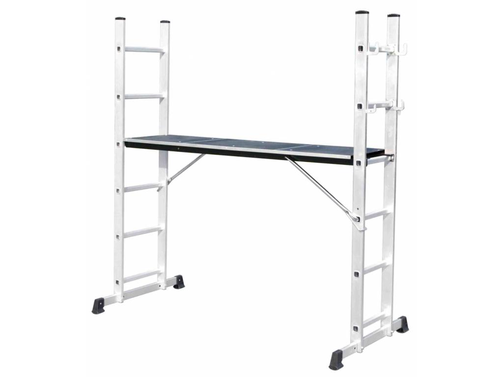 STELLING-LADDER COMBINATIE MULTI+ 2X6 TREDEN