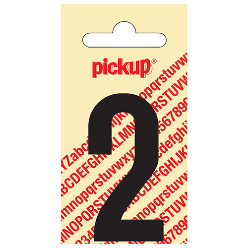 Cijfer Zwart 2 60 Mm